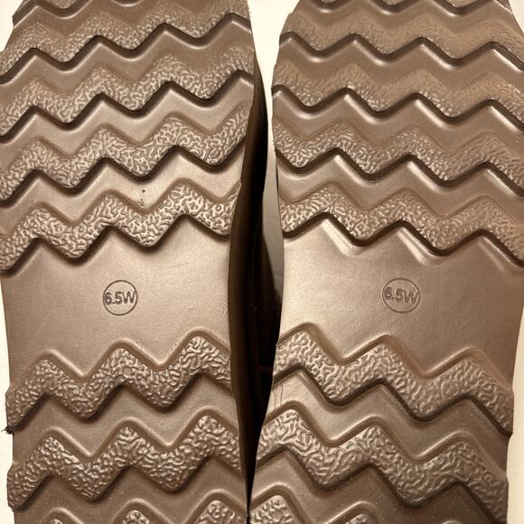 Cushionaire Taupe Suede Platform Boots 6.5W Memory Foam Cozy - Picture 7 of 13